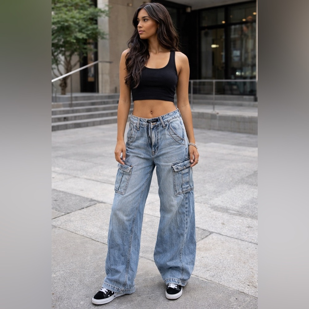 Aeropostale Baggy Jeans With Pockets